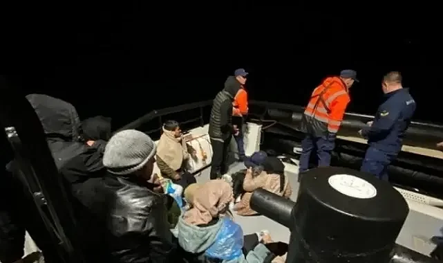 18 kaçak göçmen kurtarıldı