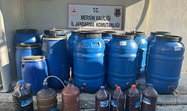 3 ton sahte içki ele geçirildi