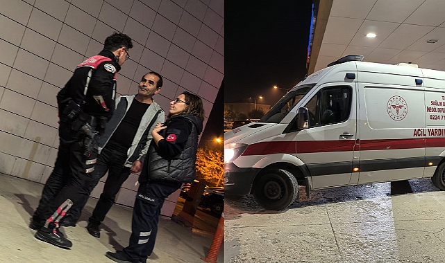 Ambulans şoförü saldırıya uğradı