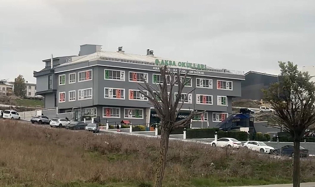 Arnavutköy'de bulunan bir özel okul kurşunlandı