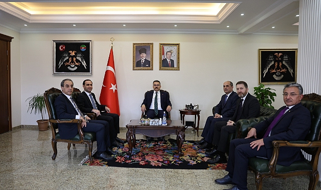 Azerbaycan ve Nahçıvan heyetinden Vali Turan’a ziyaret