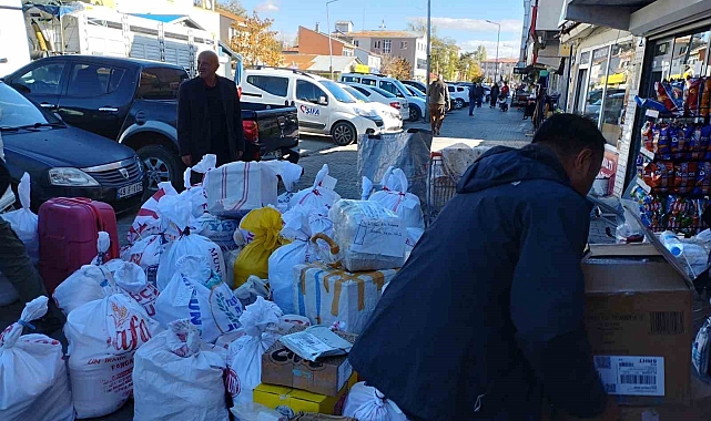 Batı illere kışlık erzak sevkiyatı