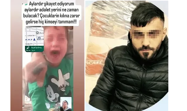 Çocuğunun boğazına bıçak dayayan cani baba gözaltına alındı
