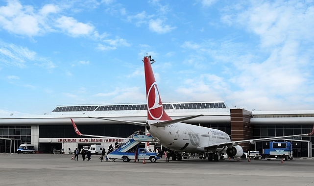 Ekim ayında Erzurum'dan 91 bin 230 kişi uçtu