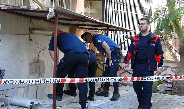 Gaz sıkışması bomba gibi patladı