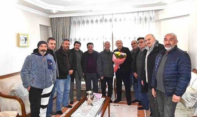 Gazetecilerden, Başkan Özsoy'a ziyaret