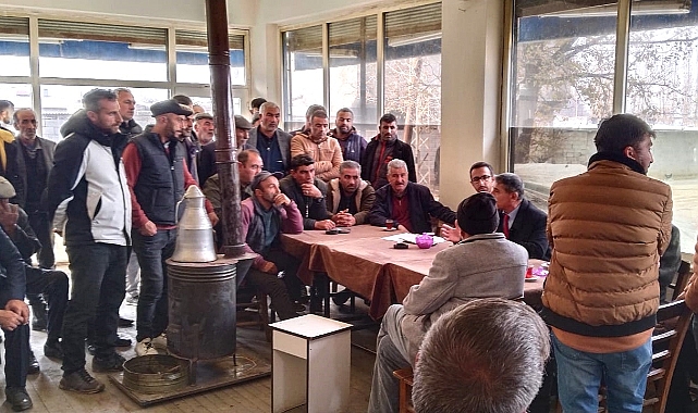 Hasanhan Köyünde hazine arazisi dağıtımında hak sahipleri ile toplantı düzenlendi
