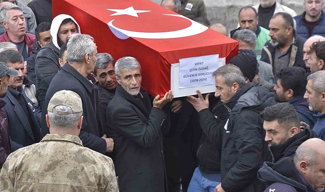 Hayatını kaybeden güvenlik korucuları son yolculuklarına uğurlandı