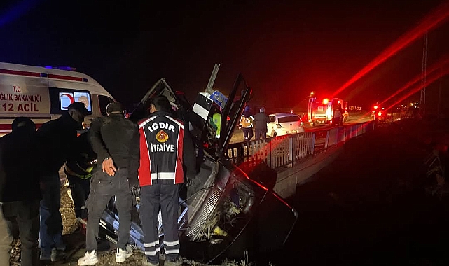 Iğdır'da feci kaza; 2 yaralı!