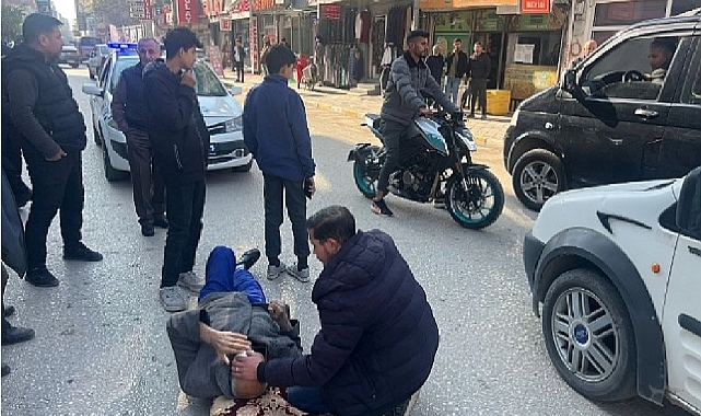 Iğdır'da karşıdan karşıya geçen yaşlı adama otomobil çarptı!