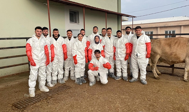 Iğdır’da ‘Rektovajinal Yöntemle Suni Tohumlama” kursu düzenlendi