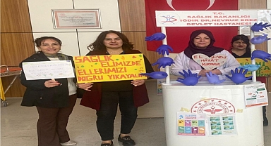Iğdır Devlet Hastanesi’nde "El Hijyeni" standı