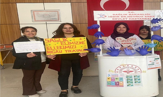 Iğdır Devlet Hastanesi’nde "El Hijyeni" standı