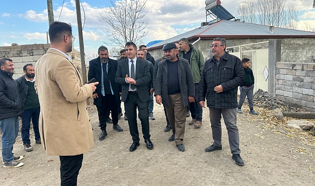 İl Özel İdaresi Genel Sekreteri Çarman, Enginalan Köyü'nde vatandaşlarla bir araya geldi