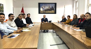 İl Tarım Müdürlüğünde istişare ve değerlendirme toplantısı düzenlendi