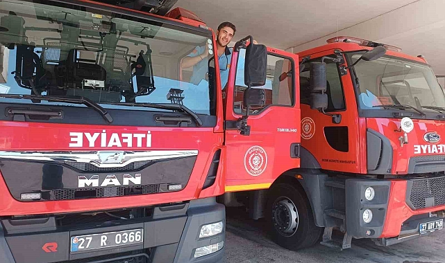 İtfaiye eri olma hayali gerçek oldu