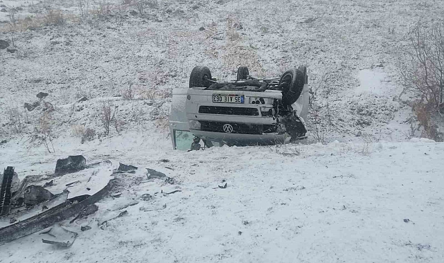 Kar ve sis kazayı beraberinde getirdi