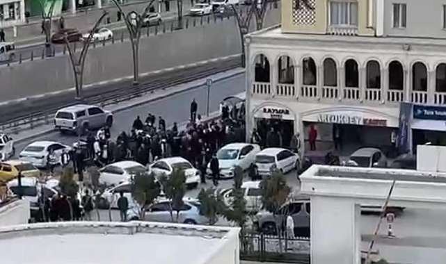 Mardin Adliyesi önünde silahlı kavga