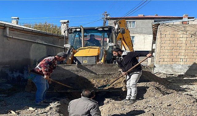 Melekli’de doğalgaz çalışmaları aralıksız devam ediyor