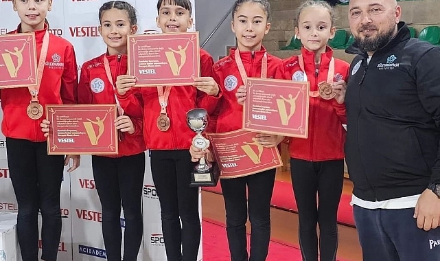Minik cimnastikçilerden büyük başarı