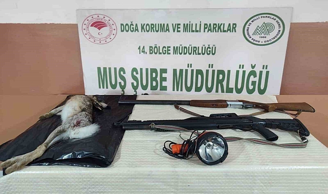 Muş'ta yasak bölgede avlananlara ceza kesildi
