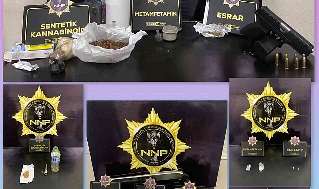 Niğde'de düzenlenen uyuşturucu operasyonunda 14 şüpheli yakalandı