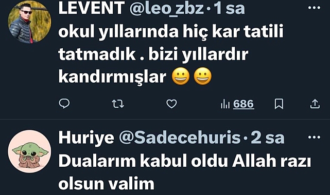 Öğrencilerden gelen mesajlar güldürdü