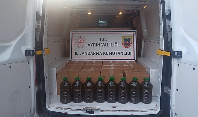 Piyasa değeri 1 milyon TL olan zeytinyağı ele geçirildi
