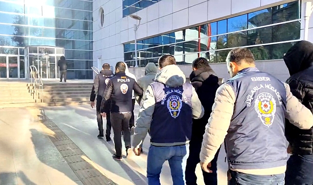 Sahte borsacılar Adıyaman İl Emniyet Müdürlüğü ekiplerince gözaltına alındı
