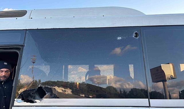 Taraftarları taşıyan araca yapılan saldırıya tepki