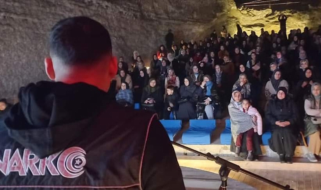 Tuz Mağaralarında "En İyi Narkotik Polisi Anne Projesi" etkinliği