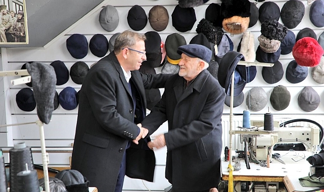 Vali Ziya Polat, esnafı ziyaret etti