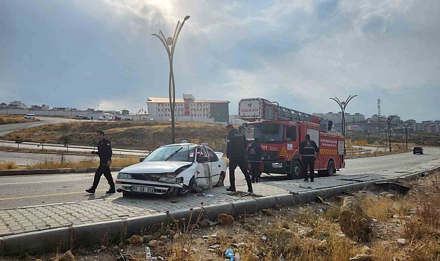 Van'da trafik kazası meydana geldi