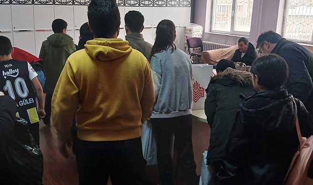 450 öğrenciye uzanan sıcak el