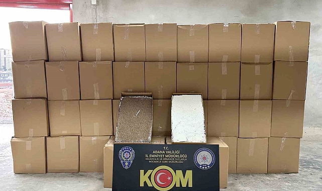 490 bin doldurulmuş tek dal sigara ele geçirildi