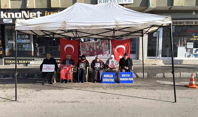 Çocukları dağa kaçırılan acılı ailelerin evlat nöbeti 176'ncı haftaya girdi