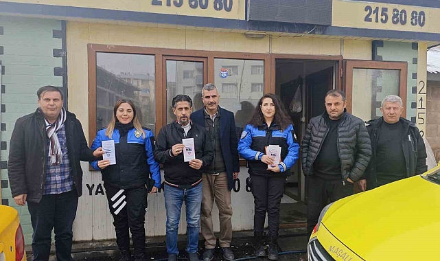 Ağrı'da Taksi Sürücülerine Güvenlik Eğitimi Verildi