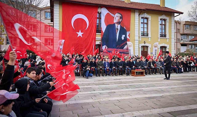 Atatürk'ün Bilecik'e gelişi canlandırıldı