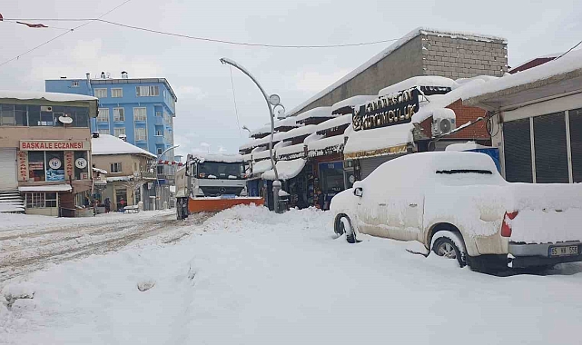 Başkale'de Kar Yağışı Hayat Felç Etti: 88 Yerleşim Yeri Ulaşıma Kapalı