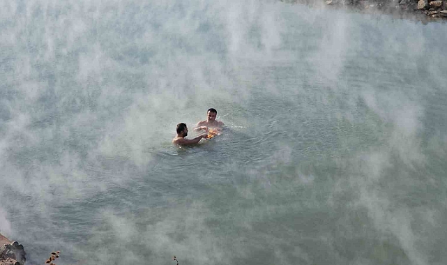 Bitlis'in Gizli Cenneti: Budaklı Kaplıcaları Kışın da Sıcaklığını Koruyor