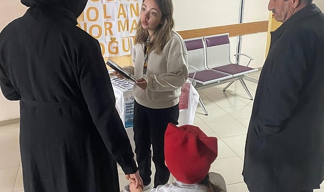 Diyadin'de, "Doğal Olan Normal Doğum" Projesi bilgilendirme standı açıldı