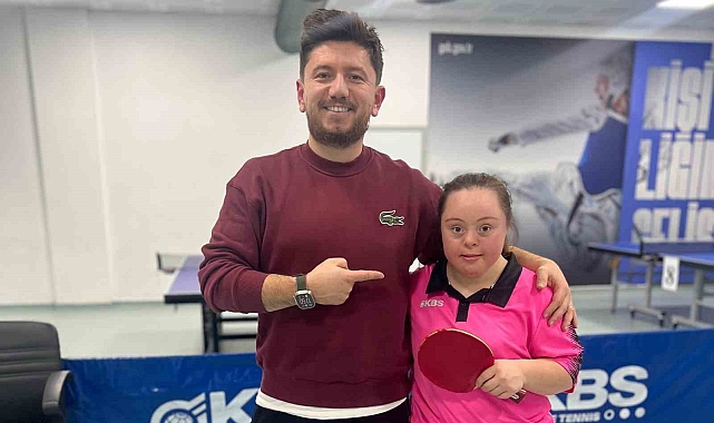 Down sendromlu sporcu Zeynep, masa tenisinde Türkiye 4'üncüsü oldu