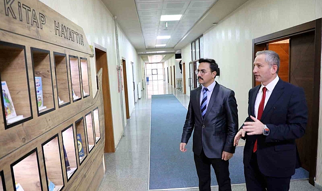 Erkan Seydibey'den Milli Eğitim Müdürü Kökrek'e ziyaret