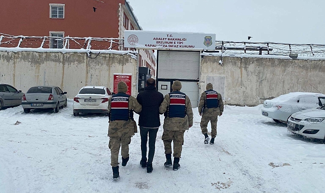 Erzurum'da son bir ayda Jandarma ekipleri aranan 136 şahsı yakaladı