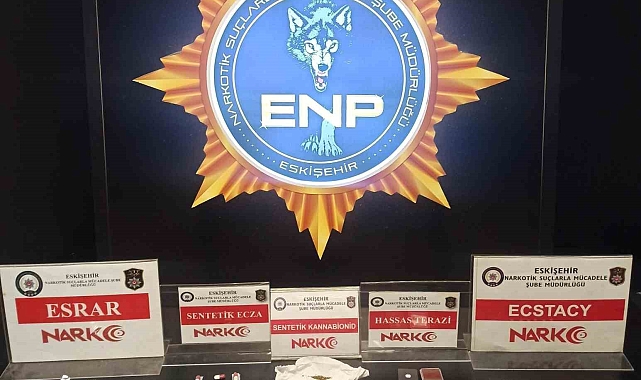 Eskişehir'de, uyuşturucu operasyonunda yakalanan 3 şüpheli tutuklandı