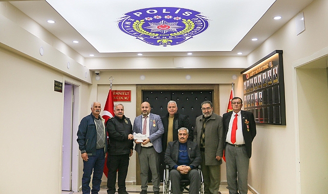 Gaziler ve Şehit Yakınları, Iğdır İl Emniyet Müdürü'nü Ziyaret Etti