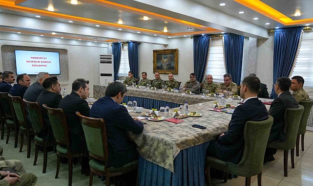 Hakkari'de Sınır Güvenliği İçin Kapsamlı Toplantı