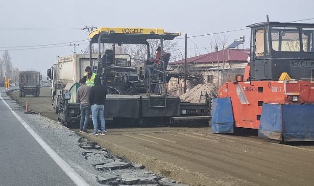Iğdır'da Yapımı Devam Eden 6 Kavşağın Yolları Genişletilerek Tamamlanıyor