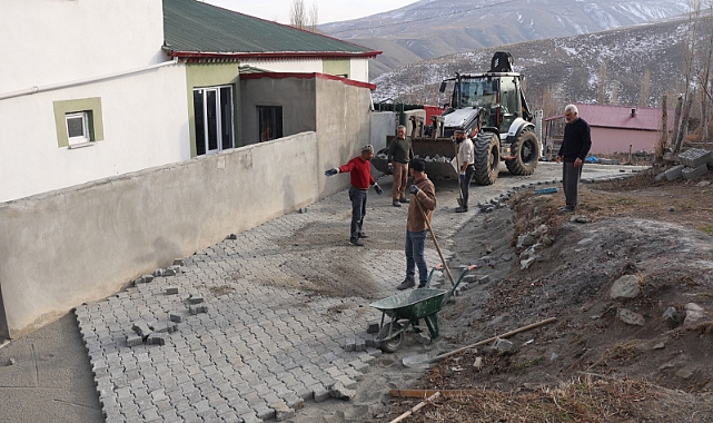 Iğdır İl Özel İdaresi'nden Uğurca Köyü'ne Parke Taşı Çalışması Tamamlandı