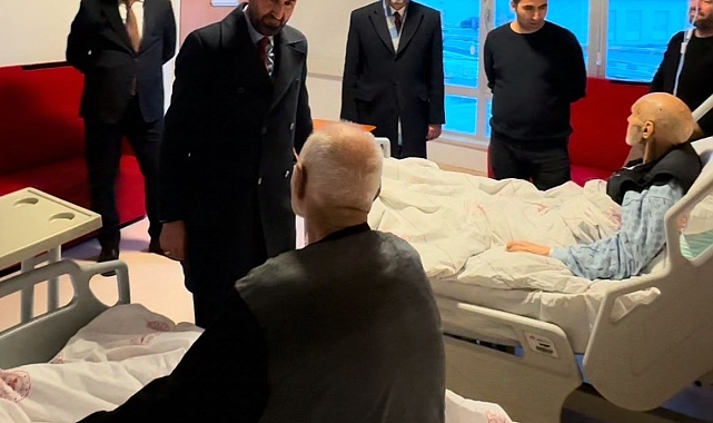 İlhami Yıldız'dan hastane ziyareti
